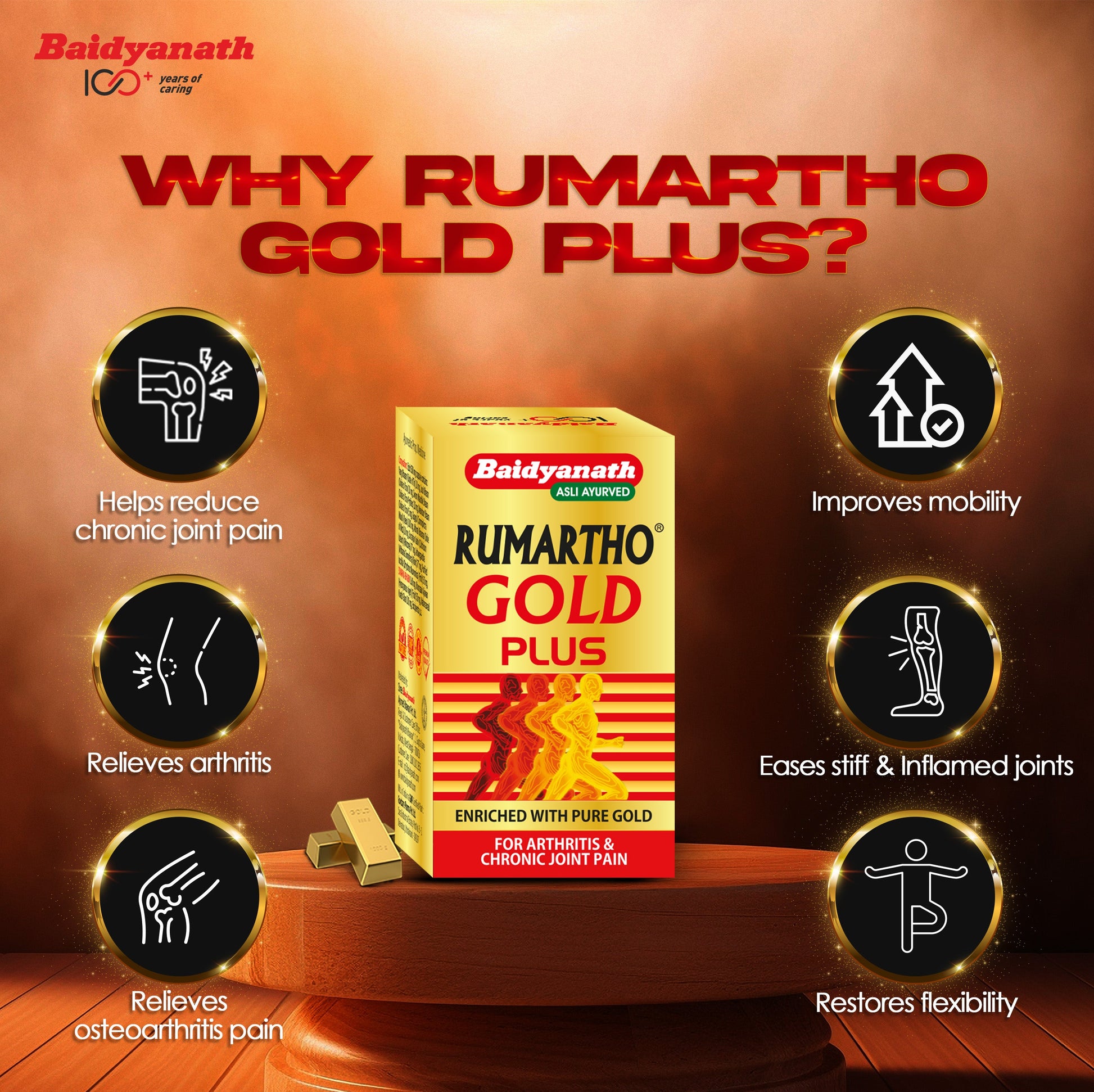 Baidyanath Rumartho Gold Plus 30 Capsules
