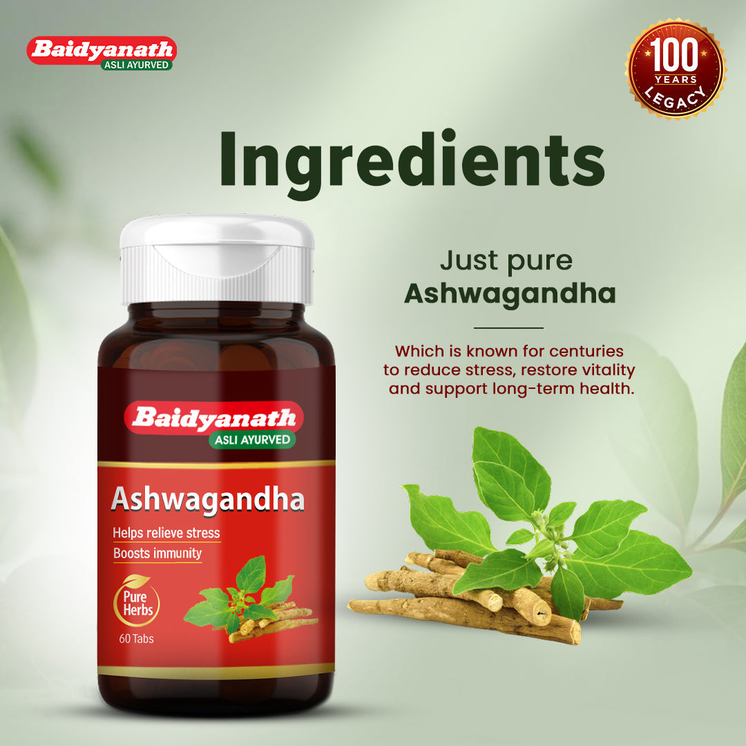 Baidyanath Ashwagandha 60 Tablet