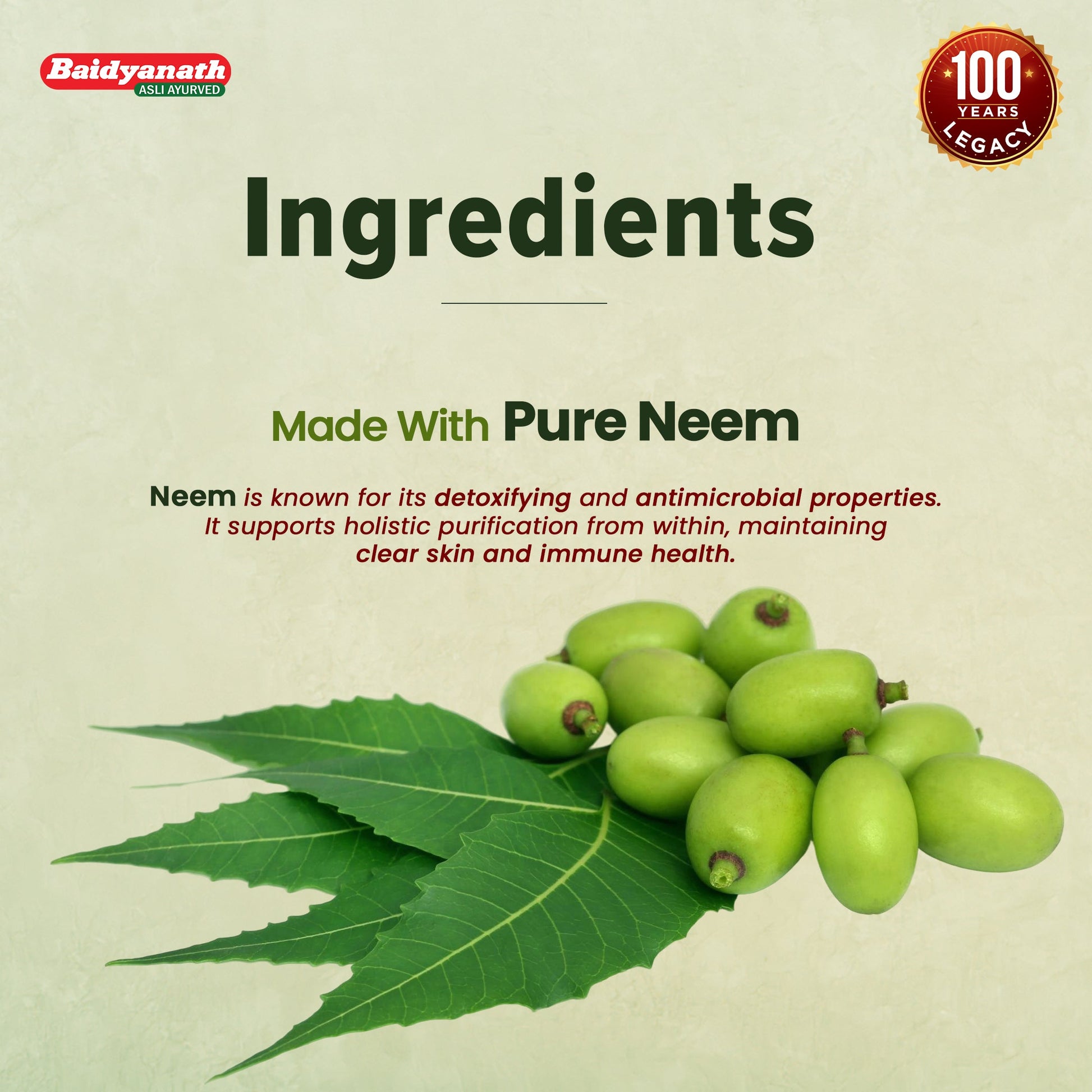 Baidyanath Neem 60 Tablets