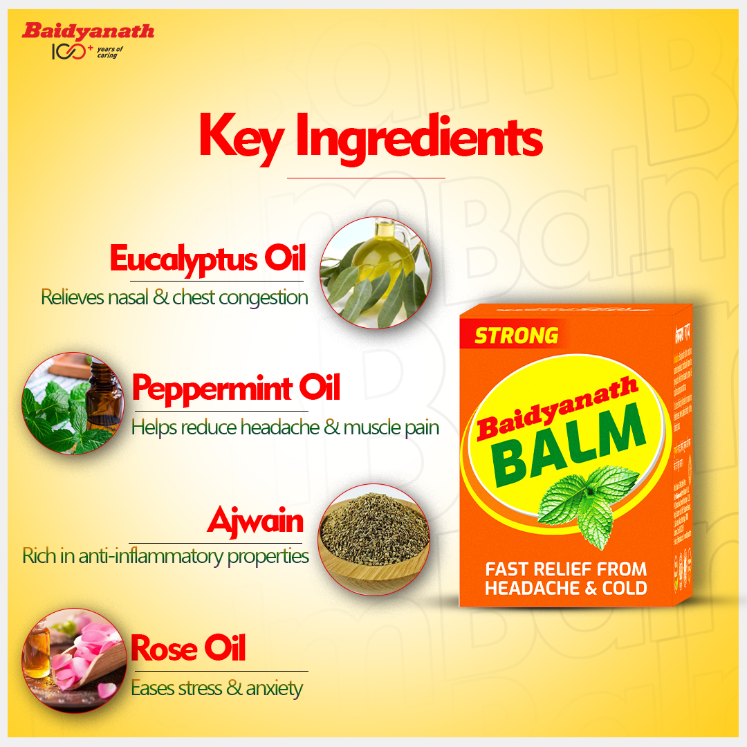 Baidyanath Balm 8ml (Pack Of 5)