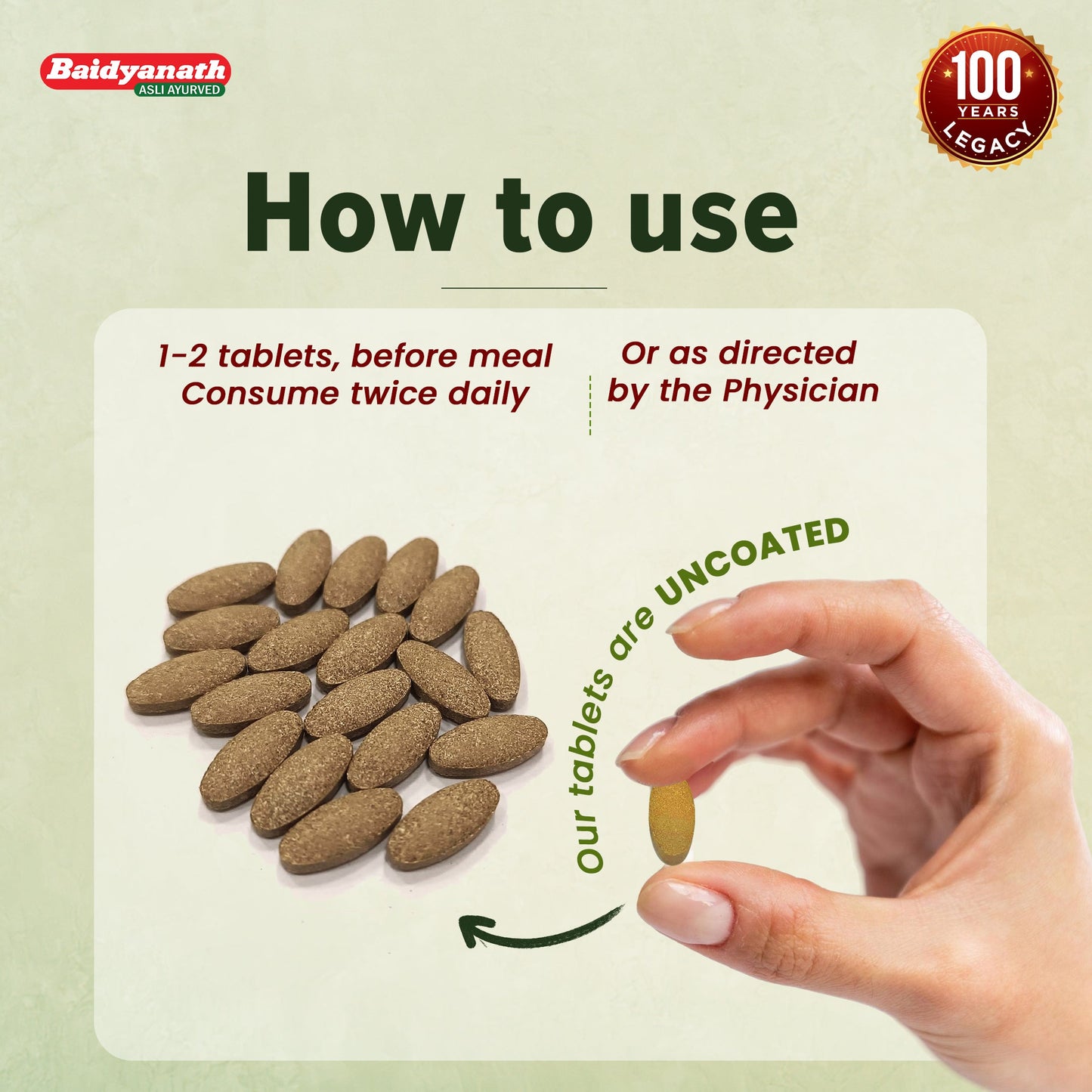 Baidyanath Neem 60 Tablets For Immunity, Liver and Manage Acne, Pimples