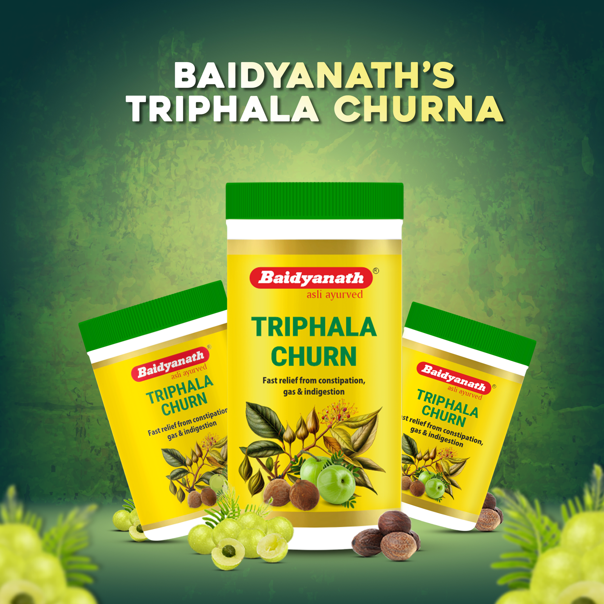 Baidyanath Pirrhoids Triphala Churna Combo