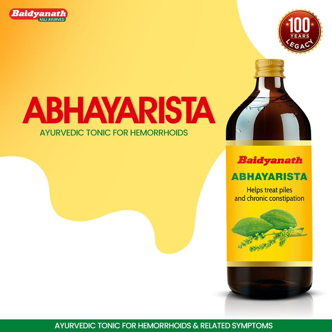 Baidyanath Abhayarishta - Digestive Health Supplement - 450 ml