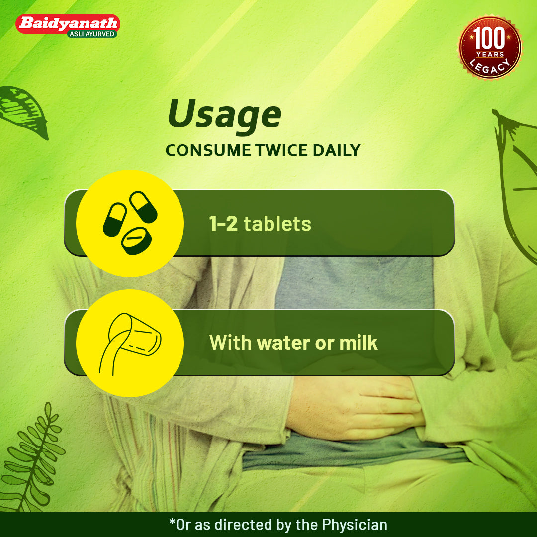 Baidyanath Chandraprabha Bati 100 Tablets