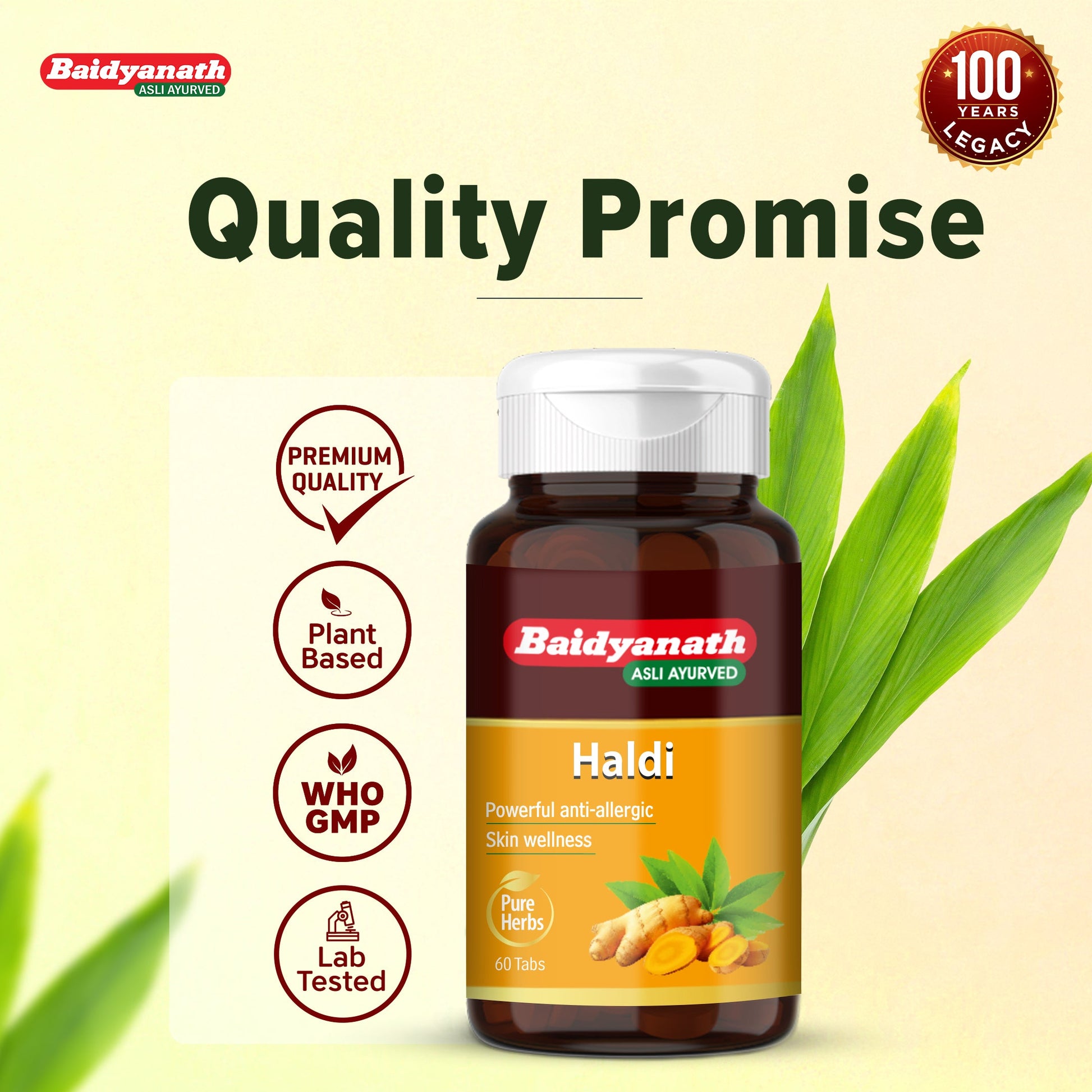 Baidyanath Haldi 60 Tablet