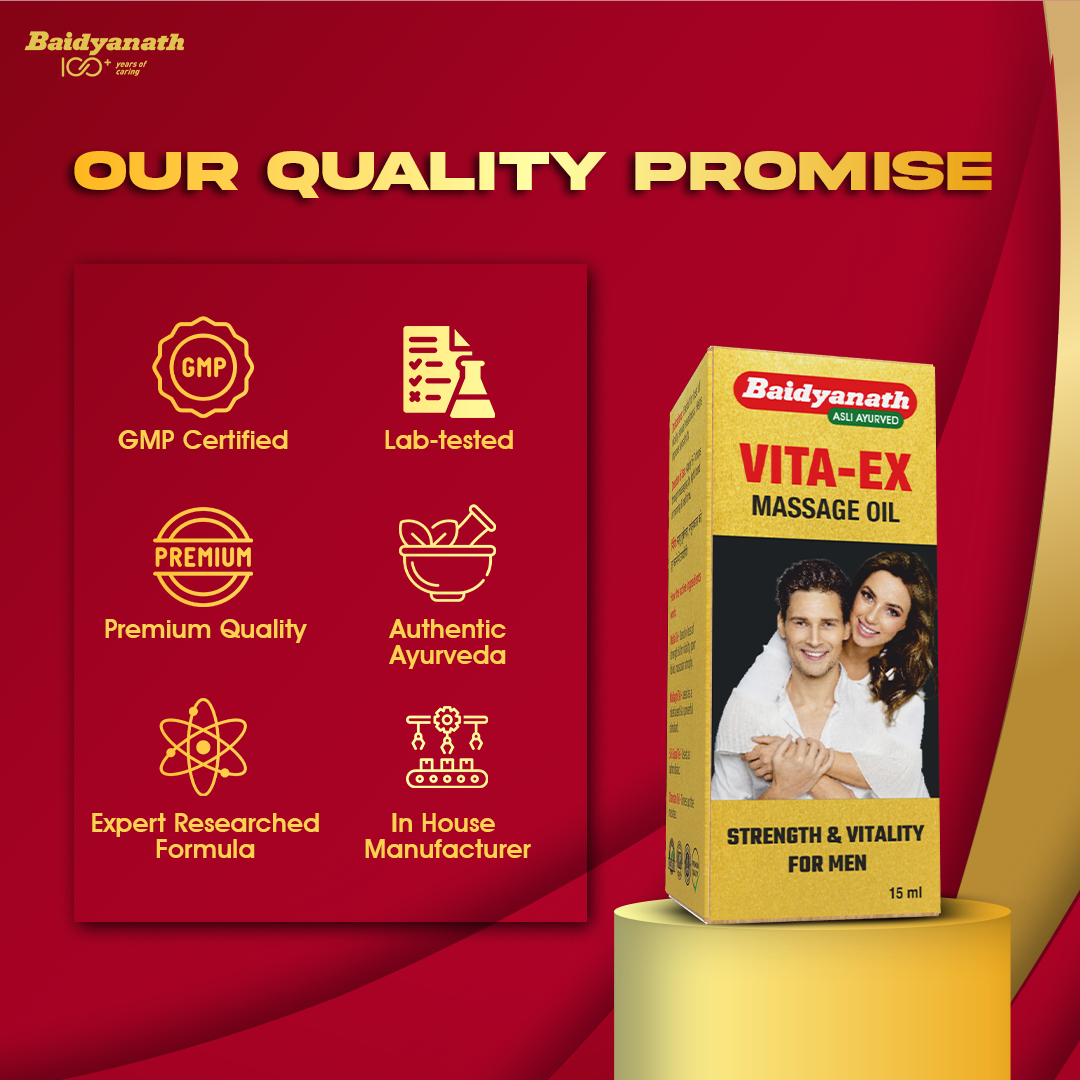 Baidyanath Vita EX Massage Oil 15ml