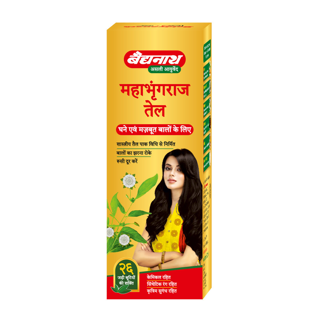 Baidyanath Mahabhringraj Oil (MED) - Ayurvedic Hair Oil