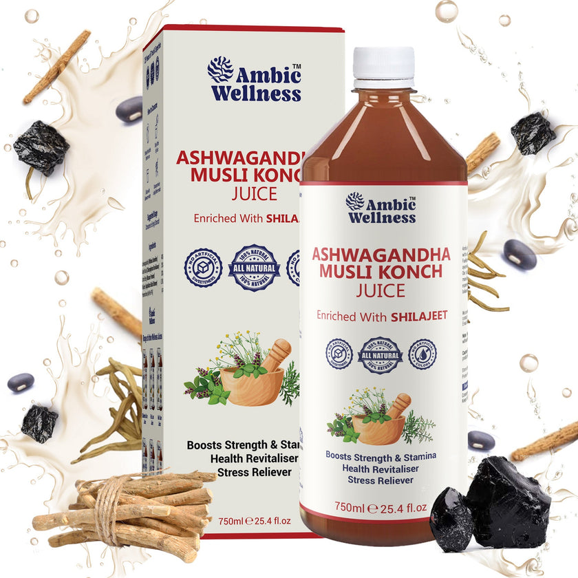Ashwagandha Shilajit Juice for Stamina Vigor & Lasting Performance