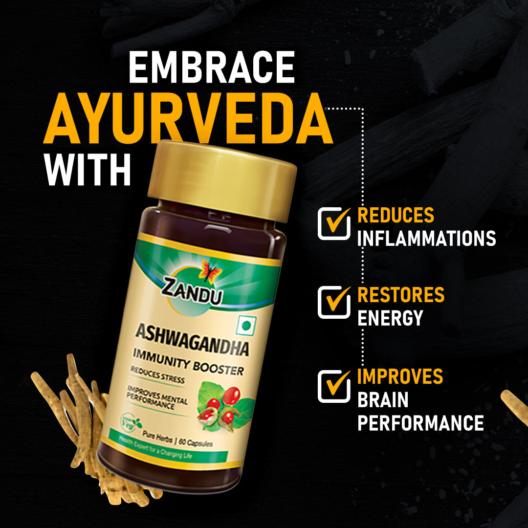 Zandu Pure Ashwagandha Capsules