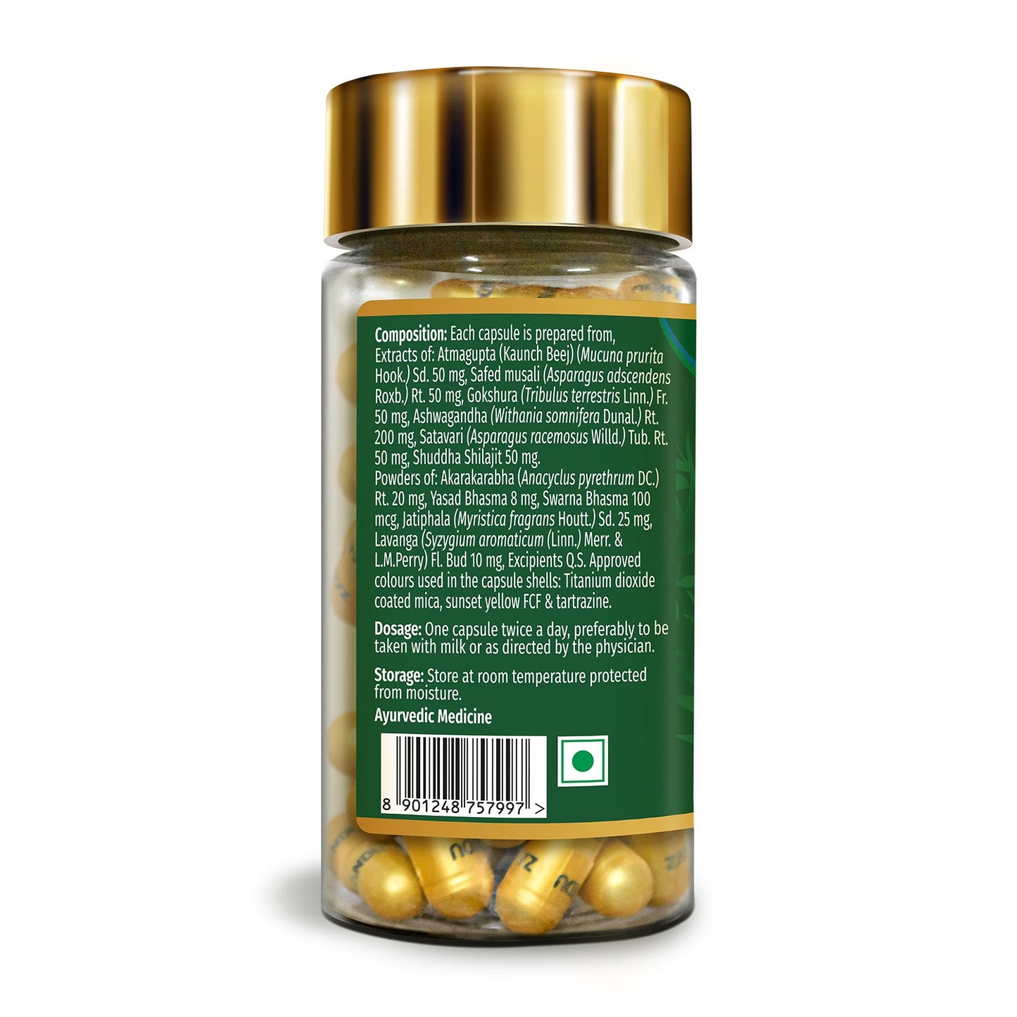 Zandu Ashwagandha Gold Plus 60 Capsules