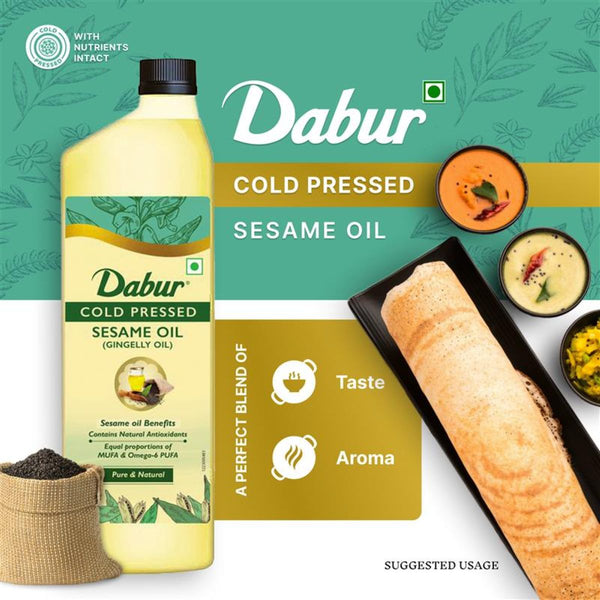 Dabur Cold Pressed Sesame Oil 1L