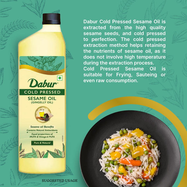 Dabur Cold Pressed Sesame Oil 1L