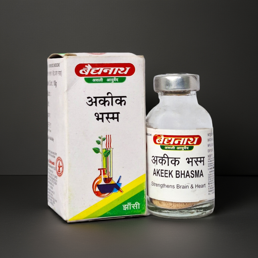 Baidyanath Akik Bhasma 10g Ayurvedic Mineral Supplement