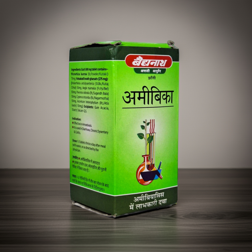 Baidyanath Amoebica 100 Tablet - Ayurvedic Supplement