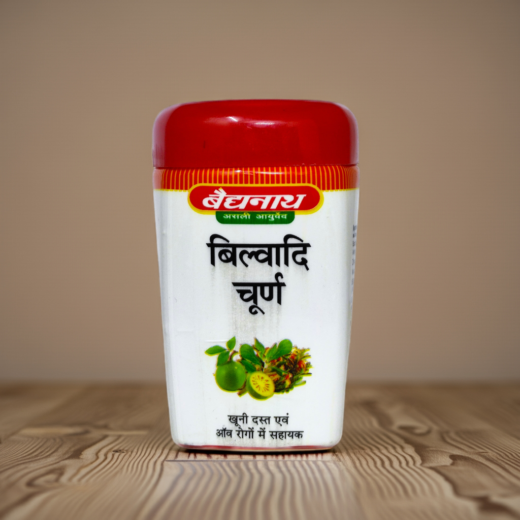Baidyanath Bilwadi Churna 60g – Traditional Ayurvedic Herbal Powder Blend