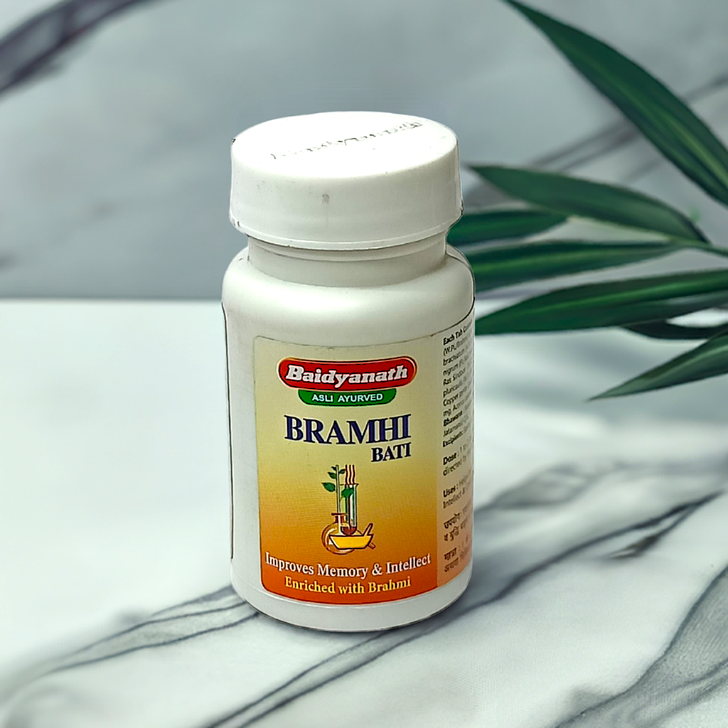 Baidyanath Bramhi Bati 80 Tablets – Traditional Ayurvedic Herbal Supplement