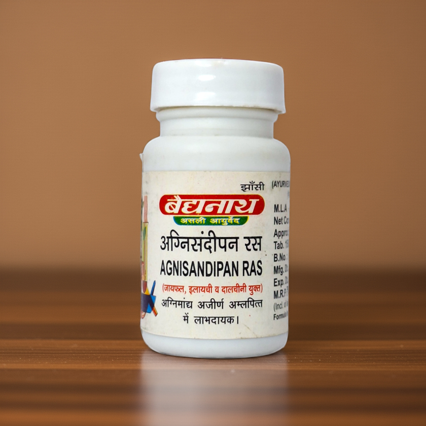 Baidyanath (Jhansi) Agnisandipan Ras 80 Tablet Ayurvedic Support