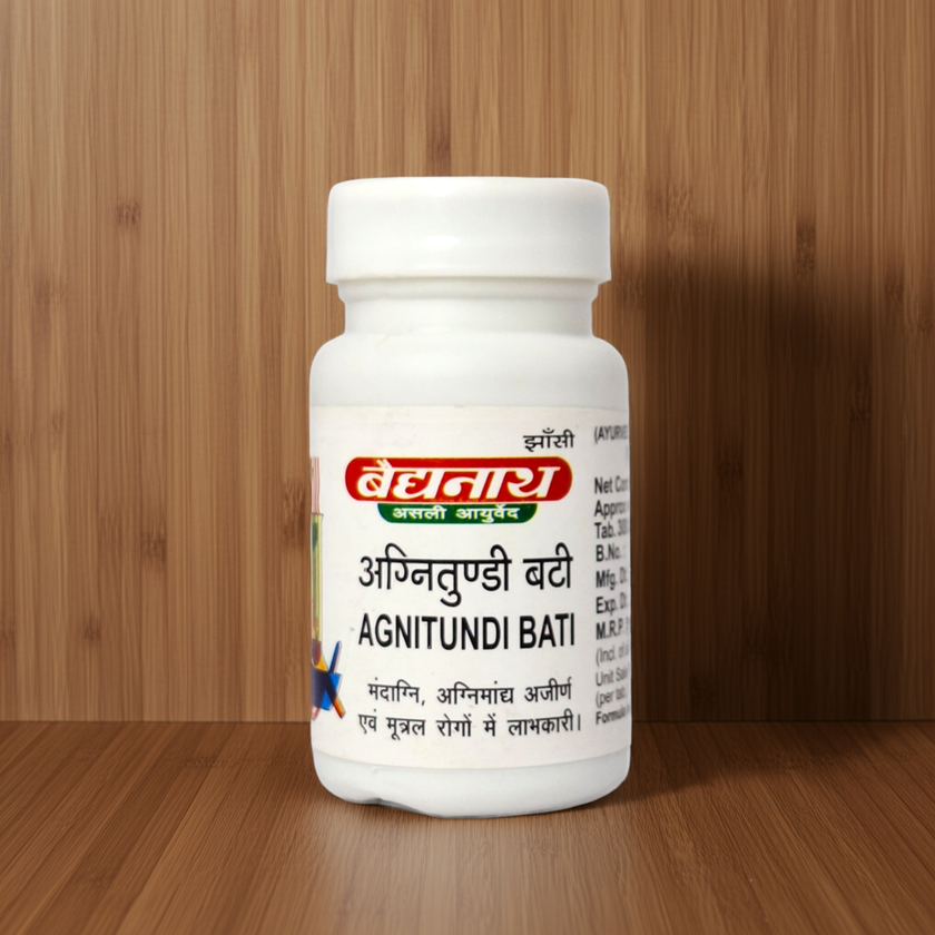 Baidyanath (Jhansi) Agnitundi Bati 80 Tablets  Classical Ayurvedic