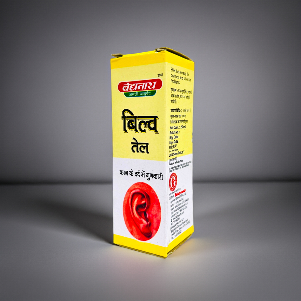 Baidyanath (Jhansi) Bilva Tail 25ML (Pack Of 2) – Herbal Oil with Bilva and Sesame Base