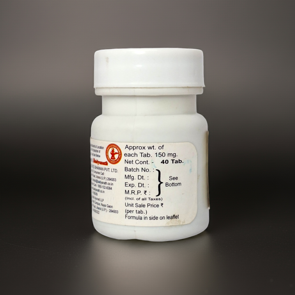 Baidyanath (Jhansi) Chandrakala Ras 40 Tablet Ayurvedic Support