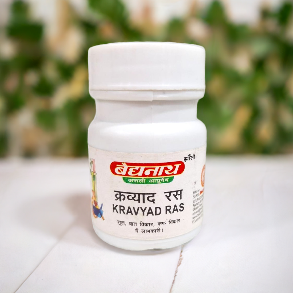 Baidyanath (Jhansi) Kravyad Ras 20 Tablet (Pack Of 2) – Traditional Ayurvedic Herbomineral Blend
