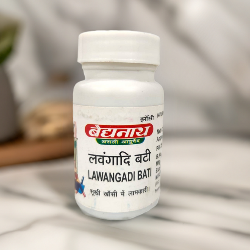 Baidyanath (Jhansi) Lawangadi Bati 10gm (Pack Of 2) Ayurvedic Herbal Tablets with Traditional Ingredients