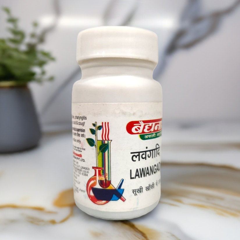 Baidyanath (Jhansi) Lawangadi Bati 10gm (Pack Of 2) Ayurvedic Herbal Tablets with Traditional Ingredients
