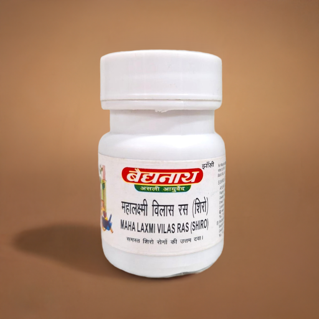 Baidyanath (Jhansi) Maha Laxmi Vilas Ras 40 Tablet (Pack Of 2)  – Traditional Ayurvedic Herbal-Mineral 