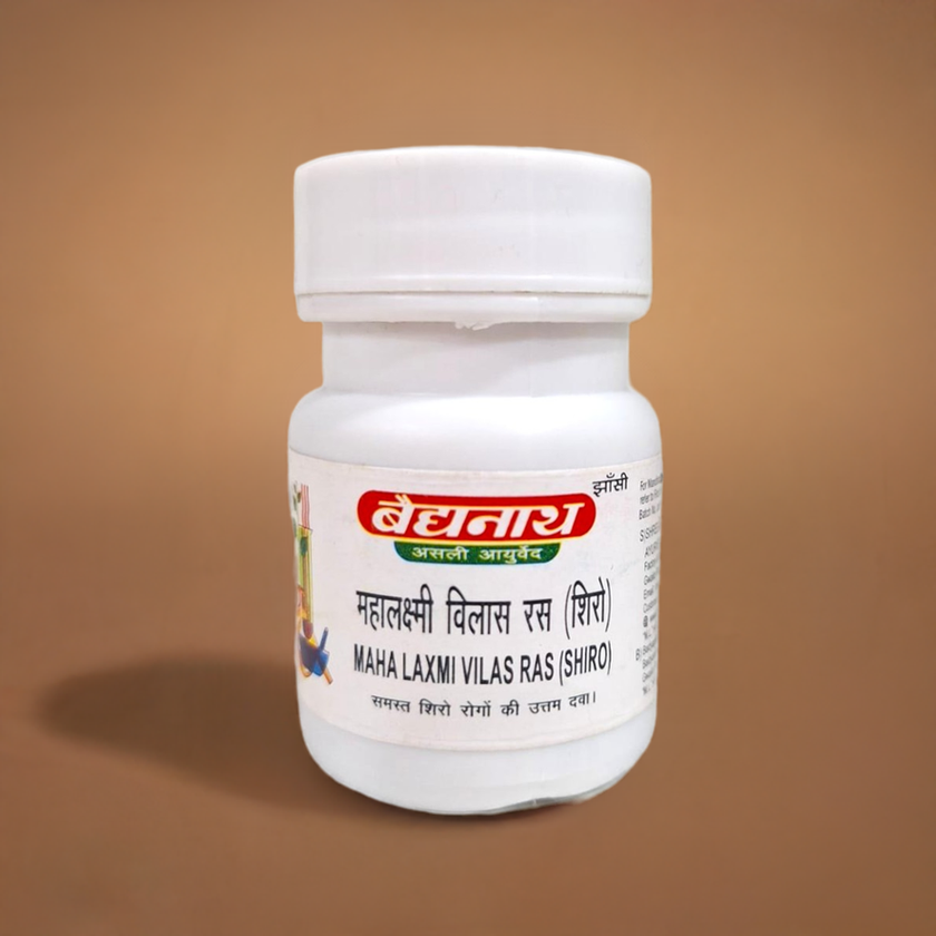 Baidyanath (Jhansi) Maha Laxmi Vilas Ras 40 Tablet (Pack Of 2)  – Traditional Ayurvedic Herbal-Mineral 