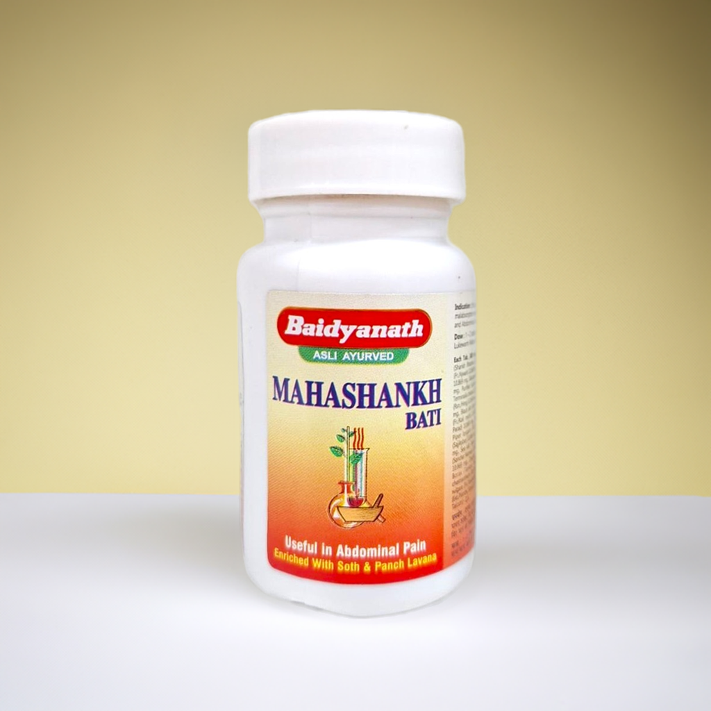 Baidyanath (Jhansi) Mahashankh Bati 40 Tablets Traditional Herbal Blend