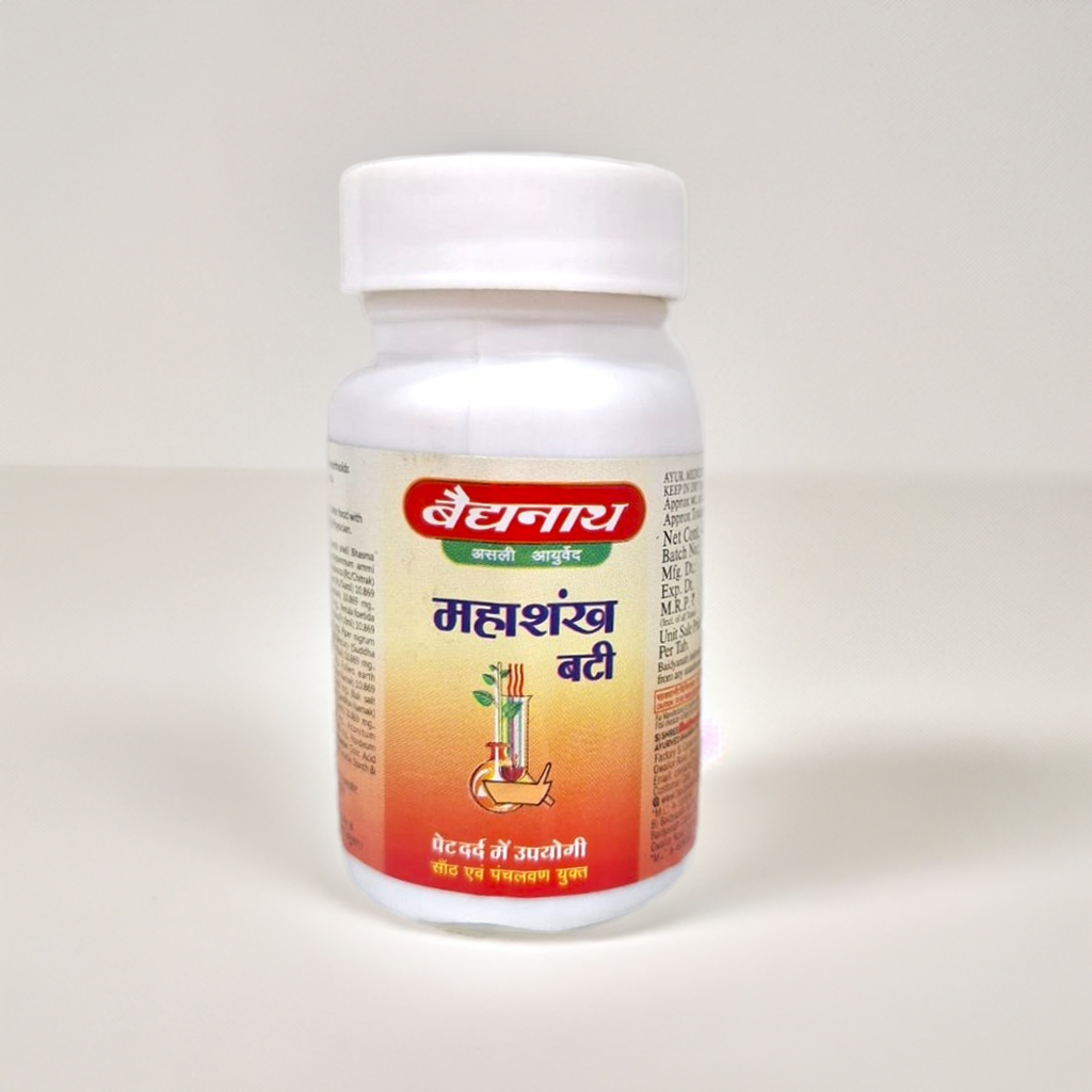 Baidyanath (Jhansi) Mahashankh Bati 40 Tablets Traditional Herbal Blend