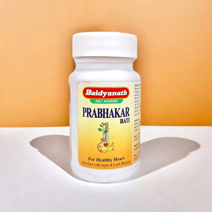 Baidyanath (Jhansi) Prabhakar Bati 80 Tablets – Traditional Ayurvedic