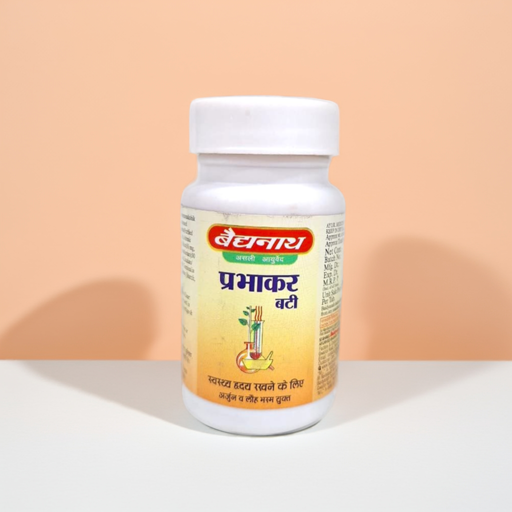 Baidyanath (Jhansi) Prabhakar Bati 80 Tablets – Traditional Ayurvedic