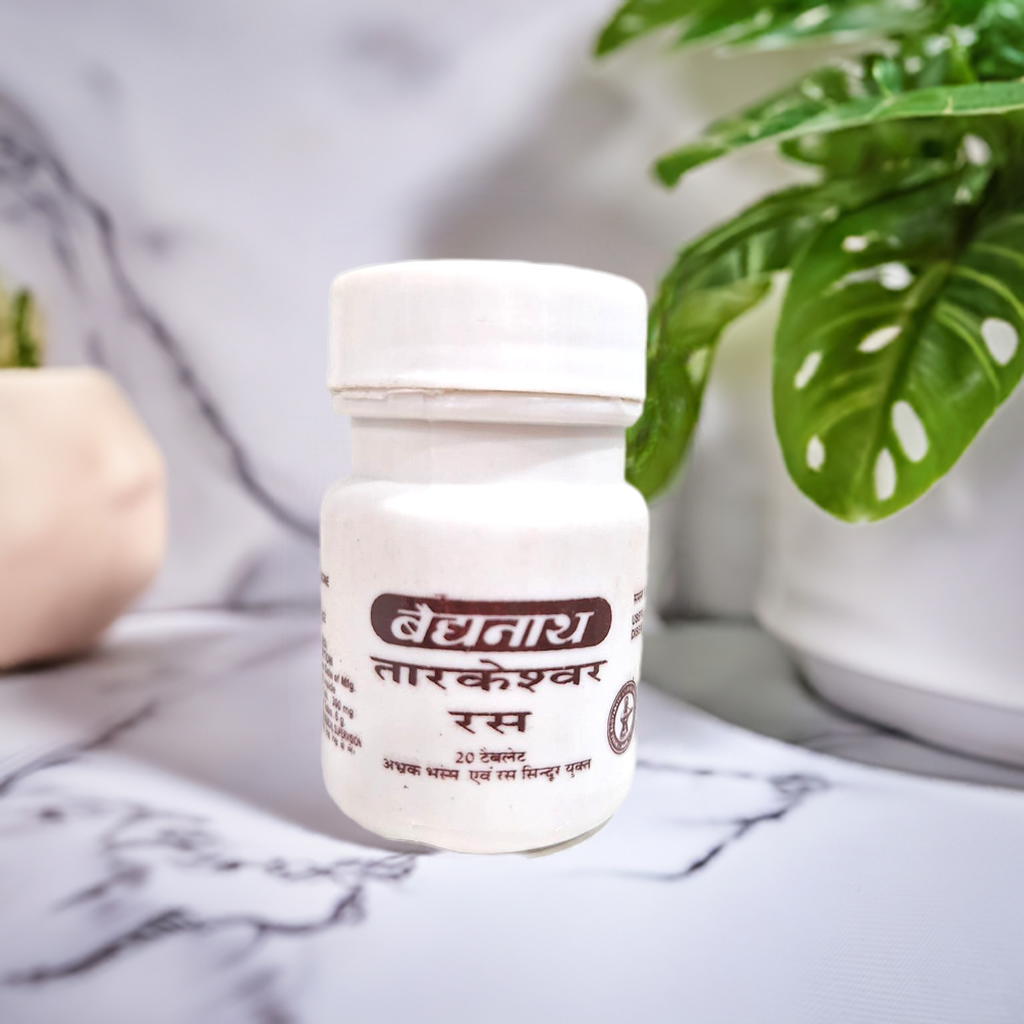 Baidyanath (Jhansi) Tarkeshwer Ras 20 Tablet (Pack Of 2) – Classical Ayurvedic Mineral Blend 