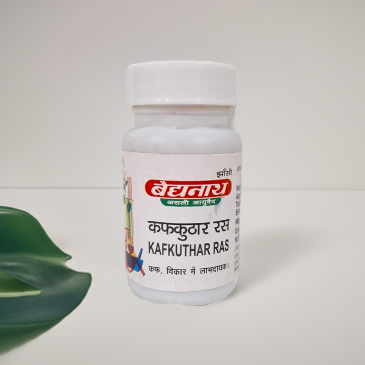 Baidyanath Kafkuthar Ras 80 Tablets – Traditional Ayurvedic Herbomineral