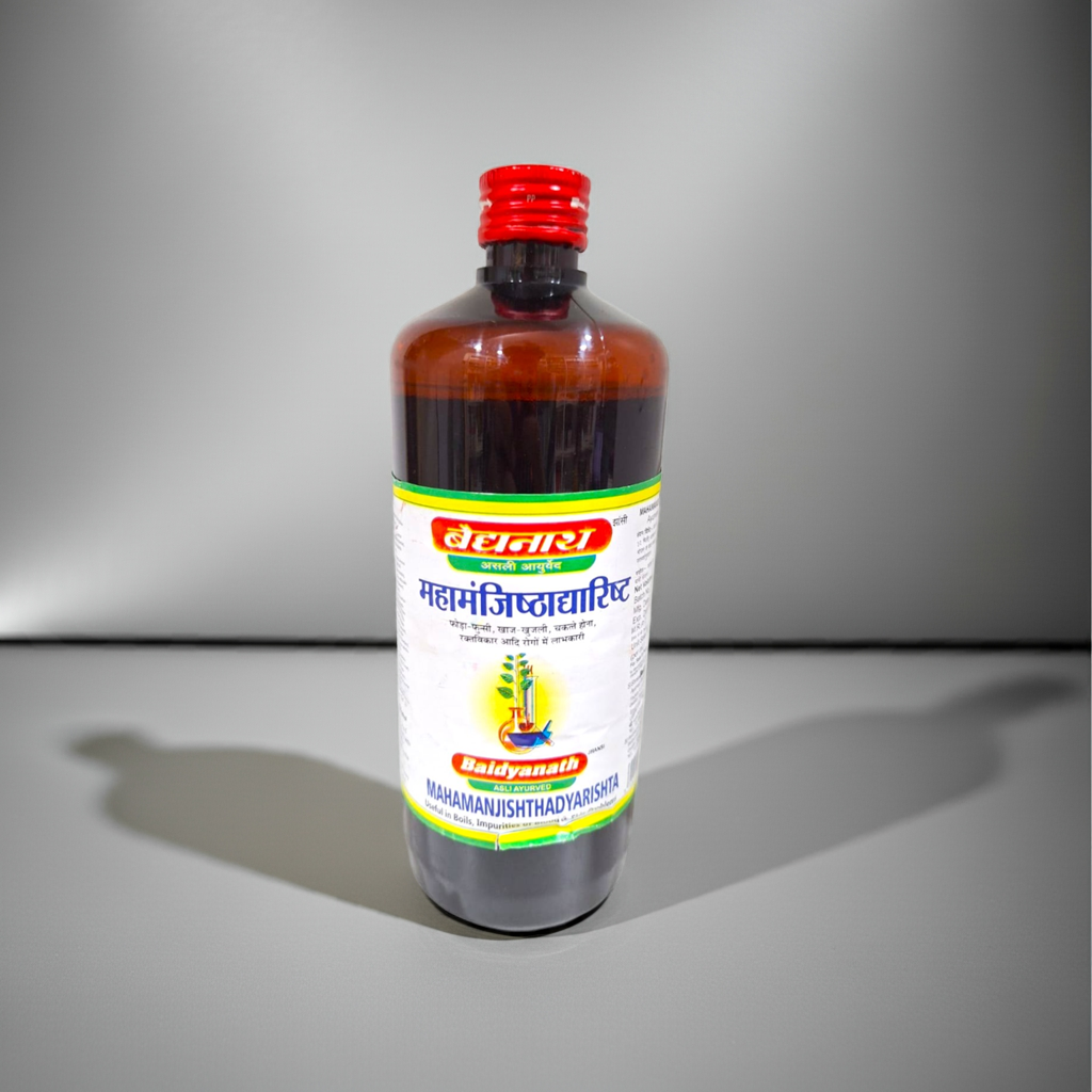 Baidyanath Mahamanjishthadyarishta 450ml – Classical Ayurvedic Liquid Supplement