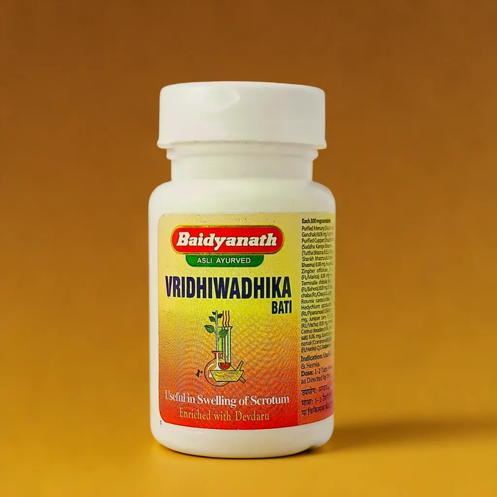 Baidyanath Vridhiwadhika Bati – Ayurvedic Herbal Supplement