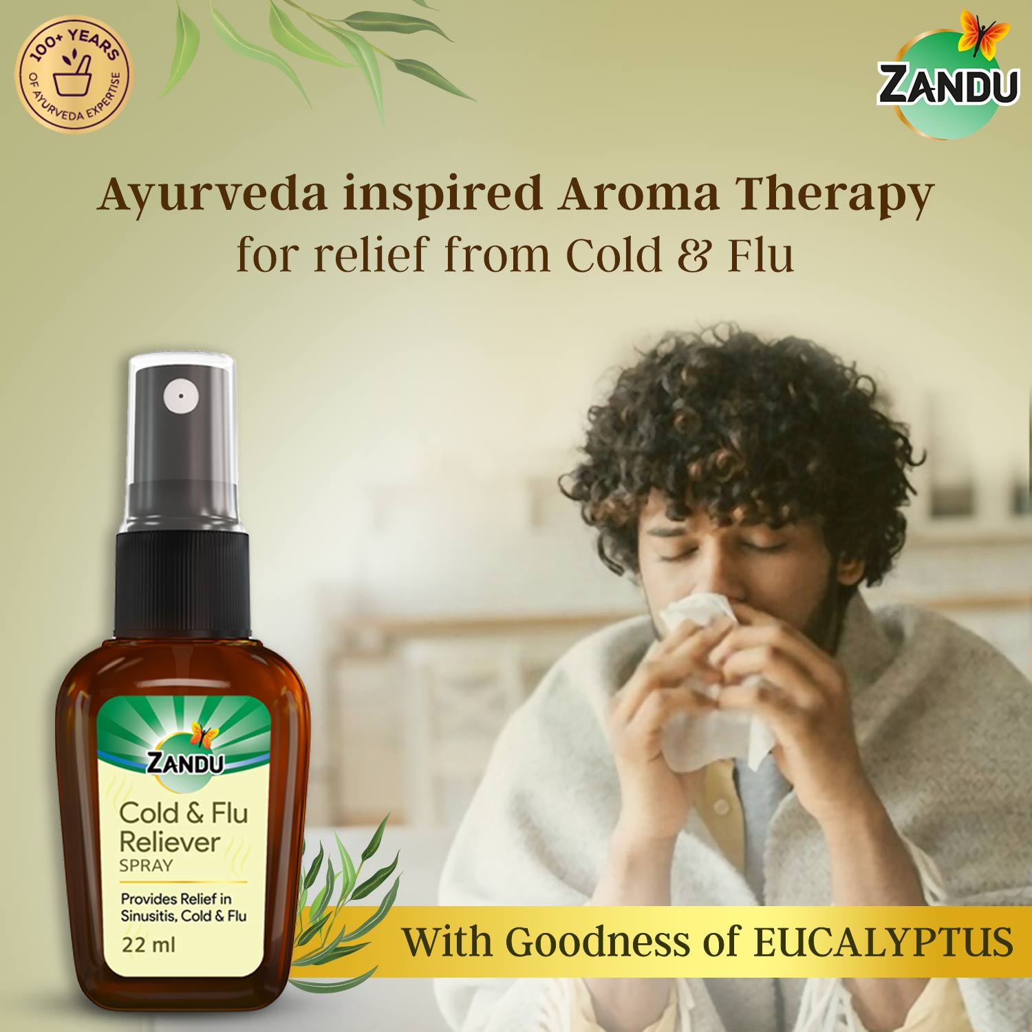 Zandu Cold & Flu Nasal Spray 22ml