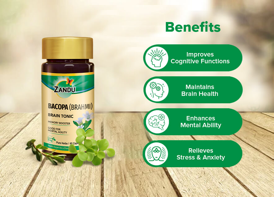Zandu Pure Brahmi 60 Capsules