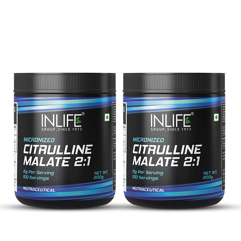 Inlife Citrulline Malate Powder 2:1 Supplement | 200 gms - 9