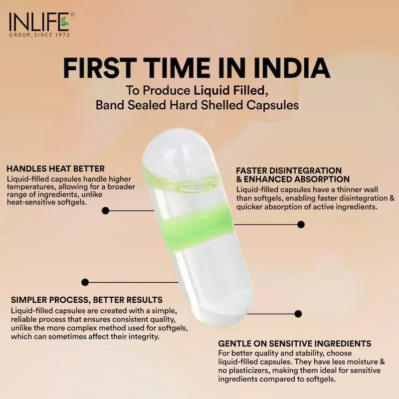 Inlife Vitamin E Wheat Germ Oil Capsules - 5