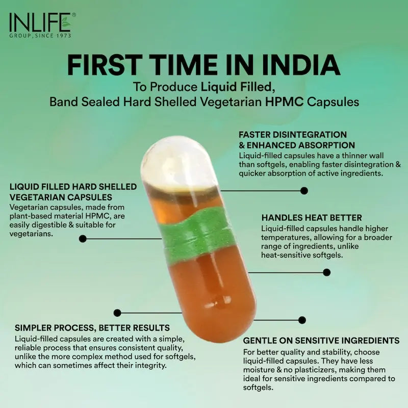 Inlife Neem Seed Oil Supplement | 500mg | Veg. Capsules - 5