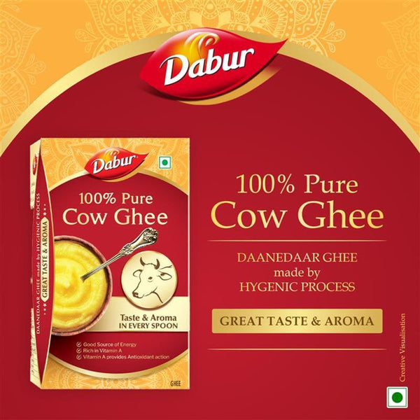 Dabur 100% Pure Daanedaar Cow Ghee With Rich Aroma