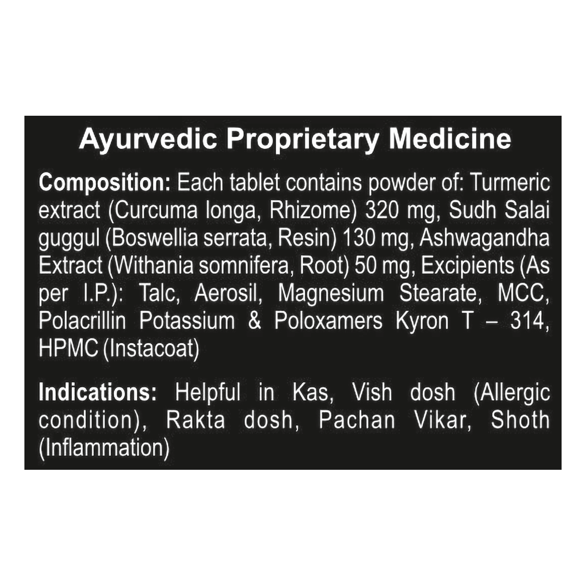 Patanjali Curcumin Gold 95 Tablet