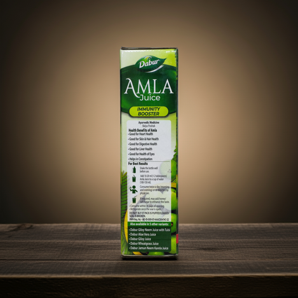 Dabur Amla Juice 1 Ltr – Natural Herbal Beverage with Amla Extract
