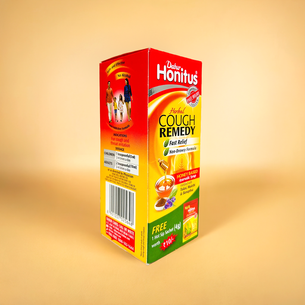 Dabur Honitus Ayurvedic Cough Syrup 100ml (Pack of 2)