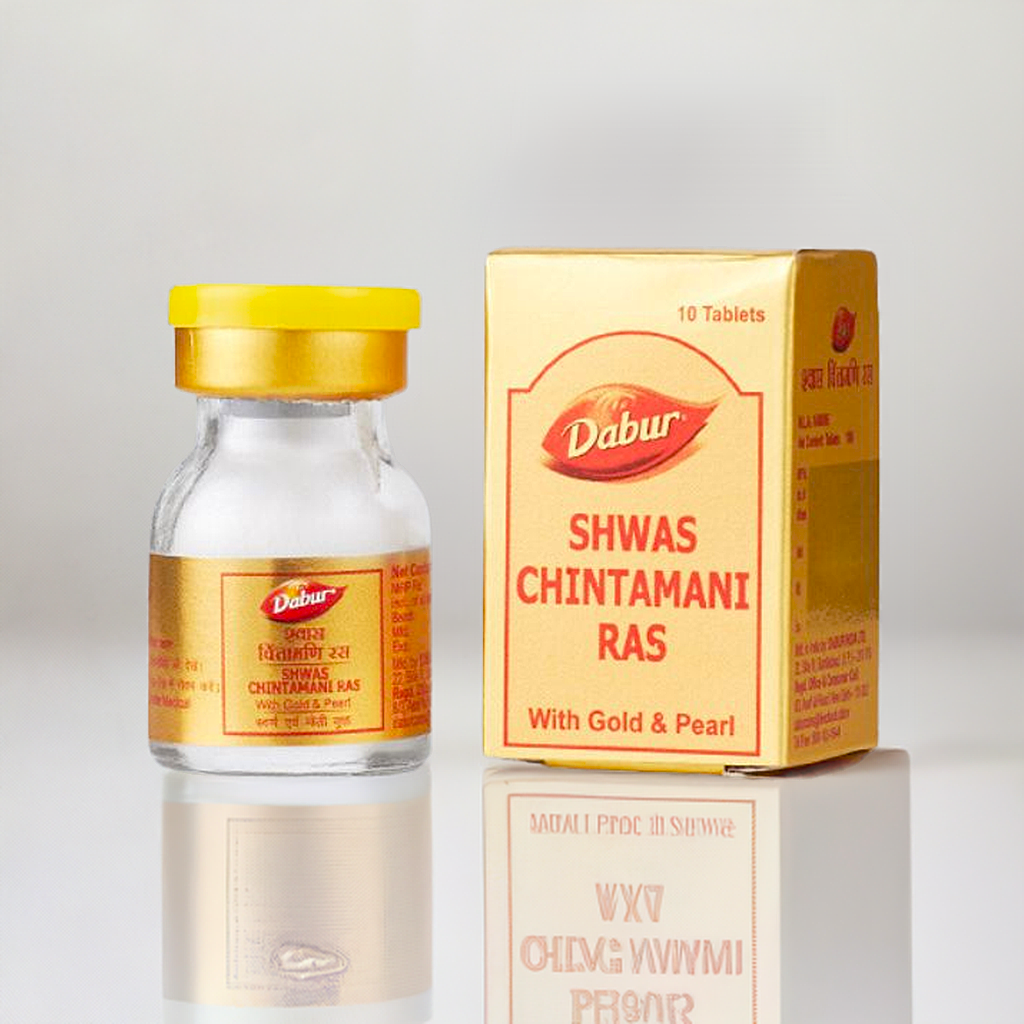 Dabur Shwas Chintamani Ras 10 Tablets