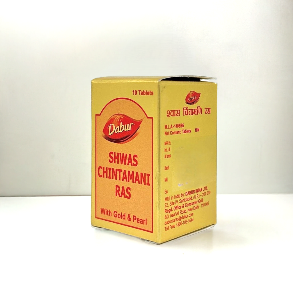 Dabur Shwas Chintamani Ras 10 Tablets