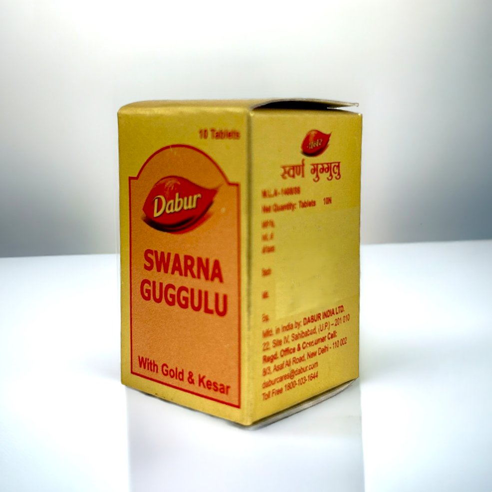 Dabur Swarna Guggulu 10 Tablet | Traditional Herbal Blend