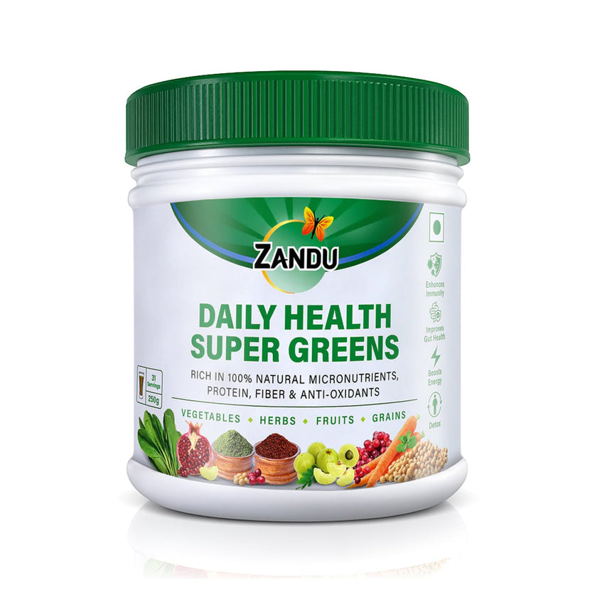 Zandu Daily Supergreens Powder Drink 250g